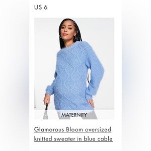 Oversized maternity sweater (ASOS)